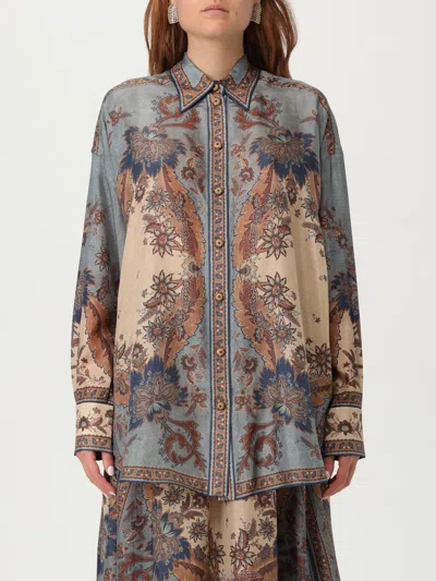 ZIMMERMANN SHIRT ZIMMERMANN WOMAN COLOR BLUE,H07111009