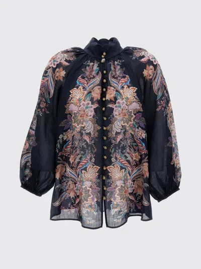 Zimmermann Shirt  Woman Color Navy In Blue