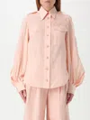 Zimmermann Illuminate Utility Shirt Clothing In Pink