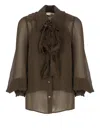 Zimmermann Brown Viscose Shirt