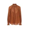 Zimmermann Aster Striped Buttoned Shirt