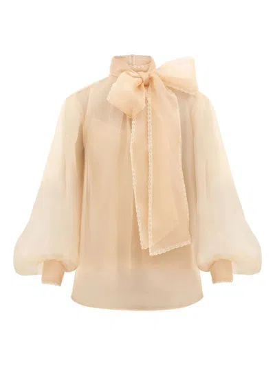 ZIMMERMANN ZIMMERMANN SHIRTS BEIGE