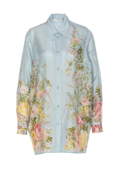 Zimmermann Shirts In Clear Blue