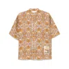 Zimmermann Wylie Shirt In Brown/orange