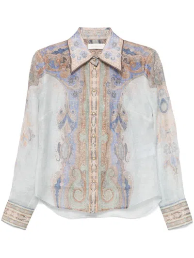 Zimmermann Shirts Light Blue