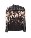 Zimmermann Floral-patterned Long-sleeved Top In Multi
