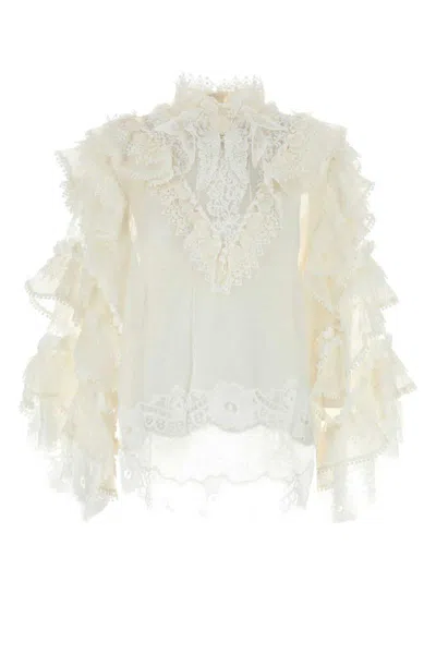 Zimmermann Shirts In White