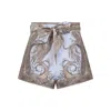 Zimmermann Hypnotic Shorts In Blue