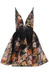 ZIMMERMANN SHORT FLORAL DRESS