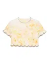 Zimmermann Women Crush Printed Linen Top In Yellow