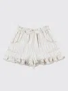 Zimmermann Pantaloncino  Bambino Colore Bianco In Neutral