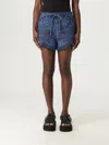 Zimmermann Coco Embroidered Denim Short