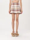 Zimmermann Multicolor Matchmaker Check Dance Shorts In 印花/多色