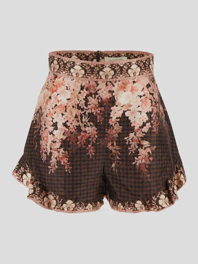 Zimmermann Shorts In Brown