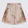 Zimmermann Ascension Linen Tuck Shorts