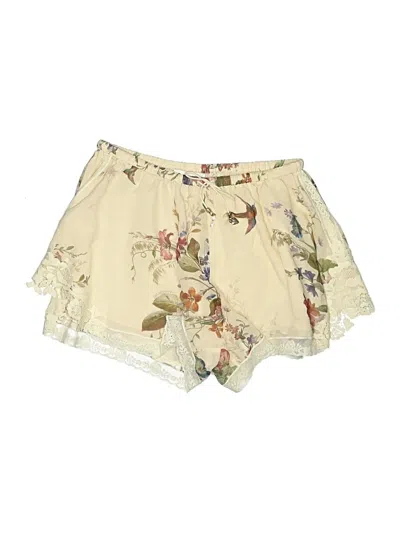 Pre-owned Zimmermann Shorts In Ivory