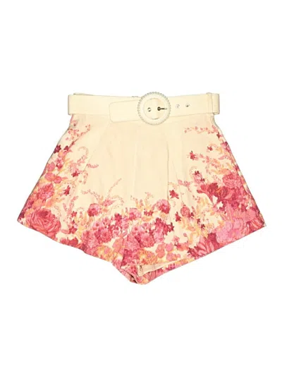 Pre-owned Zimmermann Shorts In Ivory