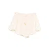 Zimmermann Lace-trim Shorts In Neutral