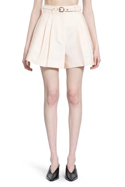Zimmermann Shorts In Off-white