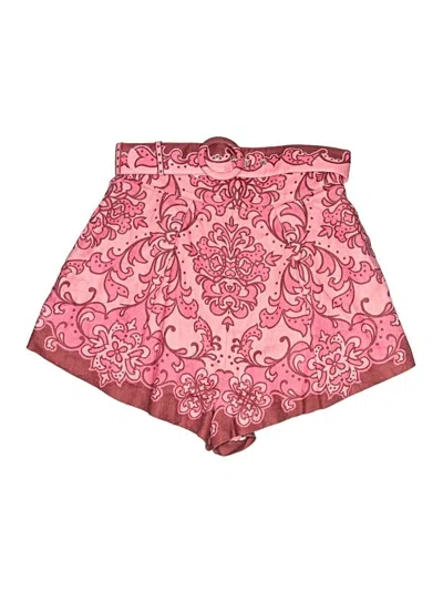 Pre-owned Zimmermann Shorts In Pink