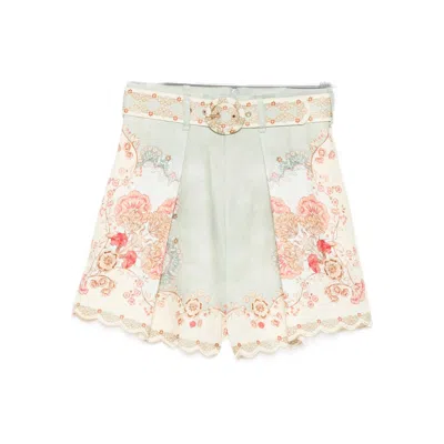 Zimmermann Shorts In White