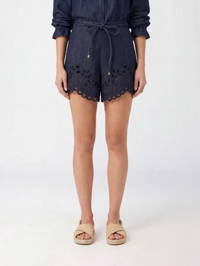 Zimmermann Shorts Woman Color Blue