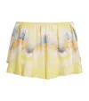 Zimmermann Silk Alchemy Micro Shorts In Multi