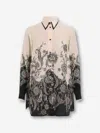 Zimmermann Silk Blouse With Lace Details In White