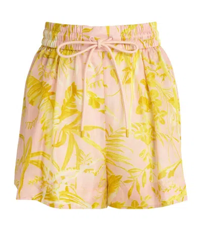 ZIMMERMANN ZIMMERMANN SILK FLORAL SHORTS