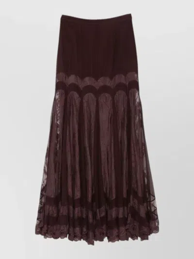 Zimmermann Silk Floral-print Paneled Maxi Skirt