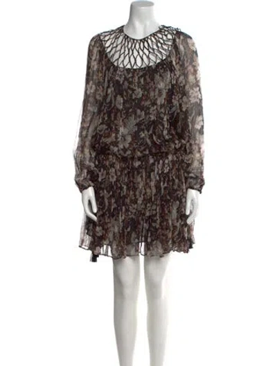 Pre-owned Zimmermann Silk Knee-length Dress In Multi