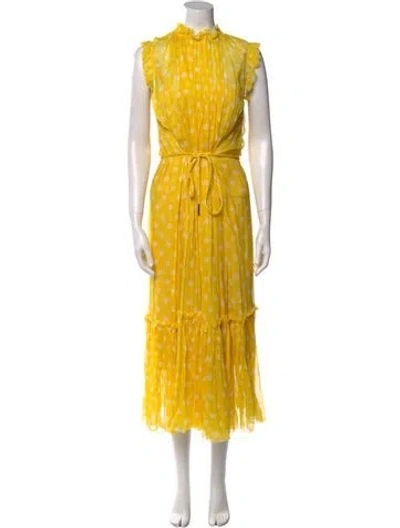 Pre-owned Zimmermann Silk Knee-length Dress In Multi
