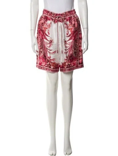 Pre-owned Zimmermann Silk Knee-length Shorts In White