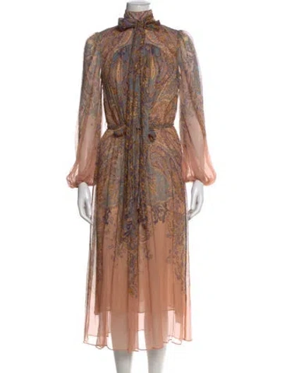 Pre-owned Zimmermann Silk Long Dress