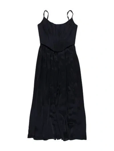 Pre-owned Zimmermann Silk Long Dress In Blue