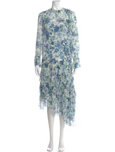 Pre-owned Zimmermann Silk Long Dress In Neutral