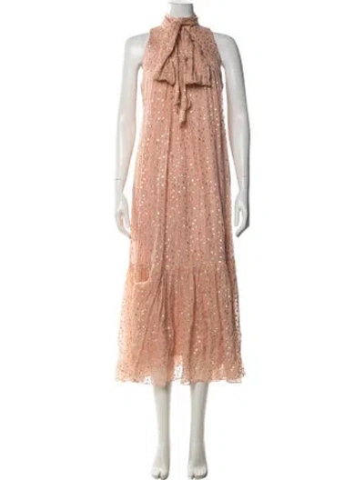 Pre-owned Zimmermann Silk Long Dress W/ Tags