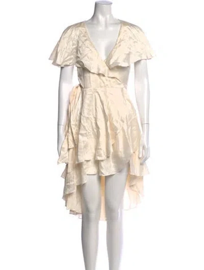 Pre-owned Zimmermann Silk Long Dress W/ Tags In Black