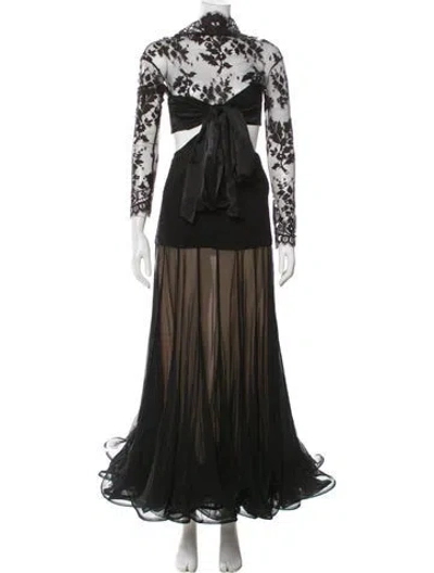 Pre-owned Zimmermann Silk Long Dress W/ Tags In Blue