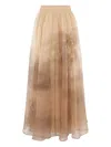 Zimmermann Silk Maxi Dress In Brown