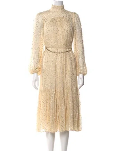 Pre-owned Zimmermann Silk Midi Length Dress