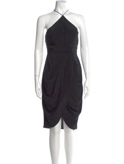 Pre-owned Zimmermann Silk Midi Length Dress In Black