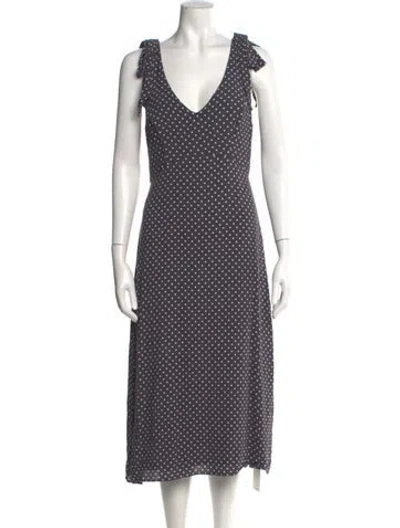Pre-owned Zimmermann Silk Midi Length Dress In Gray