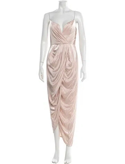 Pre-owned Zimmermann Silk Midi Length Dress In Pink