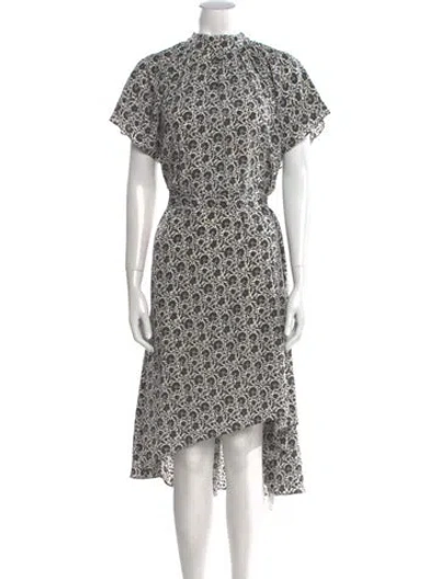 Pre-owned Zimmermann Silk Midi Length Dress In White