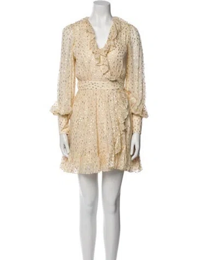 Pre-owned Zimmermann Silk Mini Dress