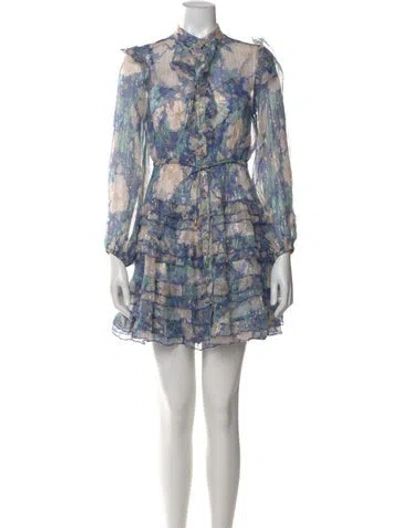 Pre-owned Zimmermann Silk Mini Dress