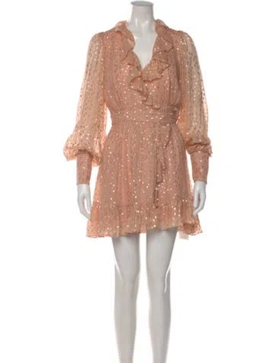 Pre-owned Zimmermann Silk Mini Dress