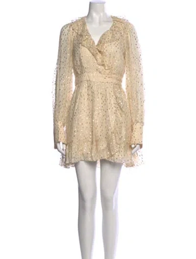 Pre-owned Zimmermann Silk Mini Dress