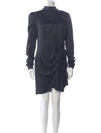 Pre-owned Zimmermann Silk Mini Dress In Black